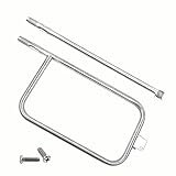 Derurizy 65032 Grill Burner Tube for Weber Q300 Q320 Q3000 Q3200 404341 57060001 586002 Gas Grills, Replacement Parts for Weber Q3 Series Replaces 60036, 80385, Stainless Steel