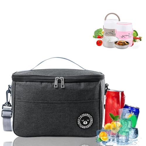 Kühltasche Klein,6L Lunch Bag,Isoliertasche Lunchtasche,Kühltasche Mini Faltbar,Picknicktasche,Lunchtasche Kinder,Lunch Tasche für Arbeit,Schule und Unterwegs,Picknick