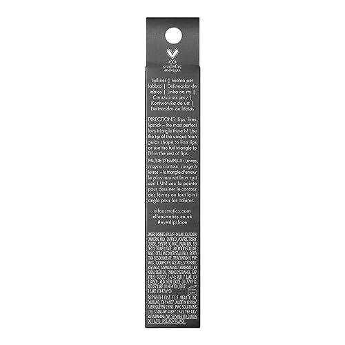 E.L.F. 85962 Love Triangle Lip Filler Liner, 2-In-1 Lipliner Pencil For Sculpting & Filling, Long-Lasting Intense Color, Vegan & Cruelty-Free thumb #5