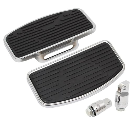 Repose-pieds moto pliables et réglables avec ressort pour passager Harley Dyna
