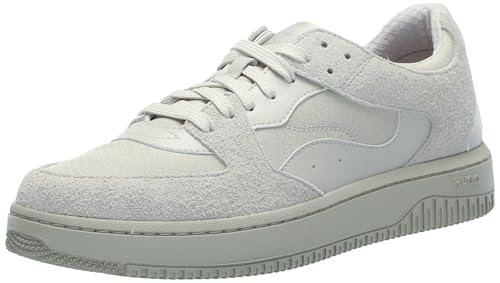 HUGO Men's Ripstop Mix Suede Low Top Sneaker