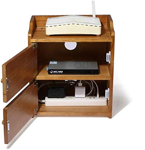Router-Rack Regale Kabelmanagement Box Organizer, Machtstreifen ausblenden, Surge Protector & Electric Drähte |Kabelhalter |Für Zuhause, Büro