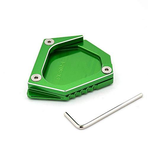 FXCNC Aluminum CNC Motorcycle Sidestand Plate Kickstand Extension Pad Fit For Benelli TRK 502 Cover