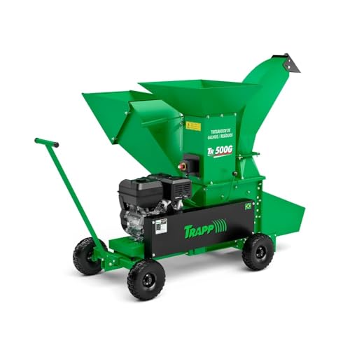 Triturador Orgânico Tr-500g Com Motor A Gasolina 15hp Trapp