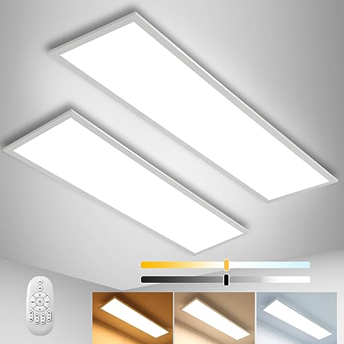 Plafonnier LED rectangulaire avec variation de lumière 2700K-6500K