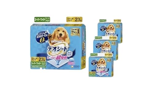 デオシート スーパーワイド サイズ 23枚×4袋 全92枚 しっかり超吸収 無香 消臭 ペットシーツ ユニチャーム[順次発送]