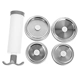 FUNOMOCYA Hand Vakuumierer für Einmachgläser Vakuumierdeckel aus Standard und Weithals Vakuumdeckel Vakuumpumpe für Optimale Lebensmittelkonservierung