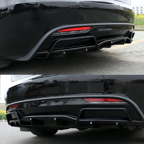 Diffuseur arrière pour Tesla Model 3 Highland finition gloss black élégante