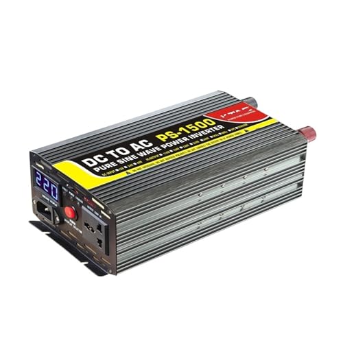 Onduleur de charge 12V 220V 1500W voiture domestique onde sinusoïdale