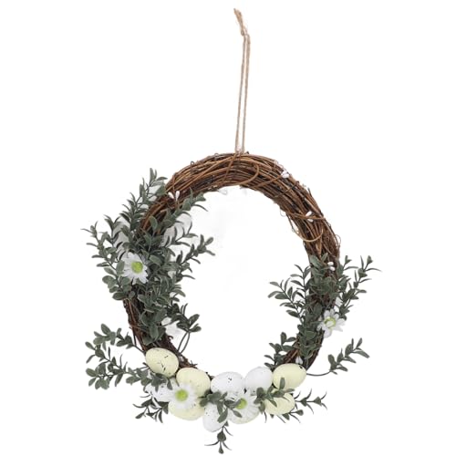 Generic Couronne de Pâques Artificielle, Couronne d'oeufs de Pâques Décorative à Haute Simulation pour pour la Cérémonie