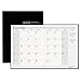 House of Doolittle 2018 Economy Calendar Planner, Monthly, Black Cover, 8.5 x 11 Inches, December - January (HOD26002-18)