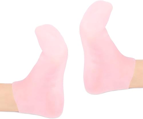 Miniatura 7 de Calcetines de silicona para mujer (3 pares), calcetines hidratantes para pies con piedra pómez, calcetines de gel, calcetines de aloe, calcetines de