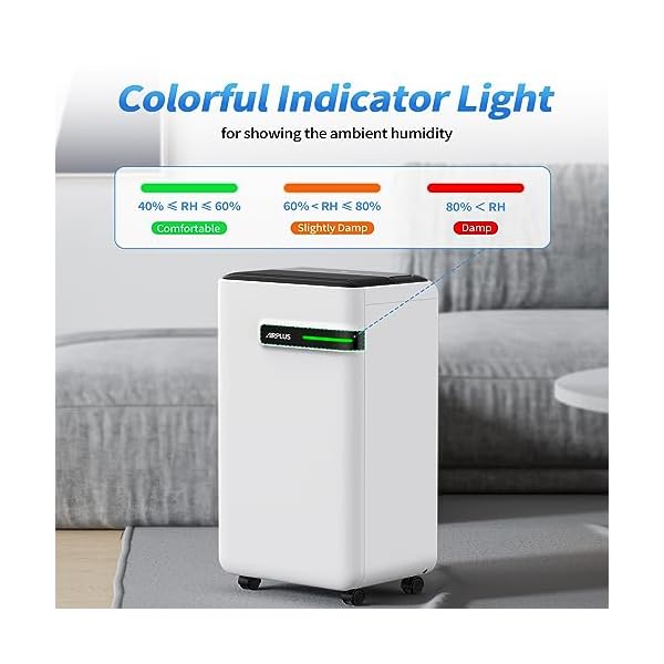   AIRPLUS-Dehumidifier-for-Basement-4500-Sq-Ft-70-Pints-Multifunctional-Dehumidifier-with-Drain-Hose-Auto-Shut-Off-Function-Powerful-Dehumidifiers-for-HomeAP2103