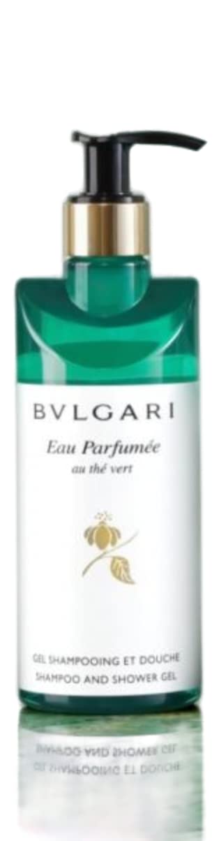 BVLGARI Eau Parfumee au the vert Green Tea Shampoo and Shower Gel - 10.1 Fluid Ounces/300 mL