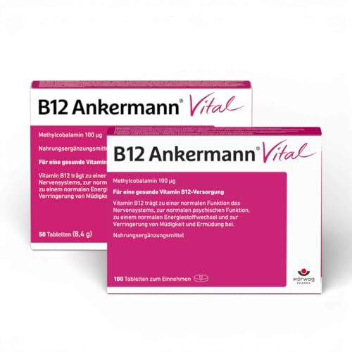 B12 Ankermann Vital Zur Unterstützung der Leistungsfähigkeit von Körper und Geist* 150 Stück