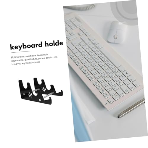 Support Clavier Mécanique Acrylique Noir Inclinable SEWACC - 5