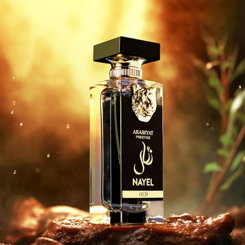 Image of Arabiyat Nayel Oud Eau de Parfum 70ml - Bold Oud Perfume for Men, Oriental Woody Scent with Long-Lasting Aroma, Vaporisateur Natural Spray
