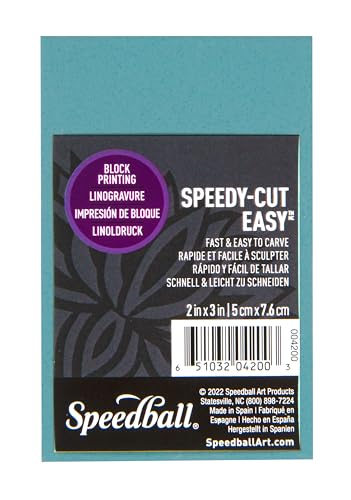Bloc à sculpter Speedy-Cut Speedball bleu pour ateliers créatifs