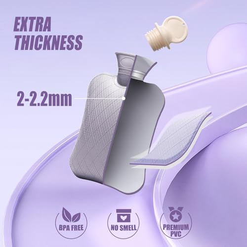 FORICOM Hot Water Bottle with Cover