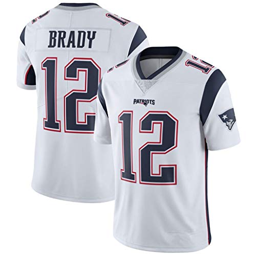 YMXBK NFL Jersey Patriots Patroits12# Brady 87# 11 Legend II Sport Top Camiseta,12#-2,XL