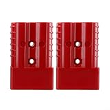 350A Gabelstapler-Batterieanschluss für 2-teiliges Set, kompatibel mit High-End-Fahrzeugen einschließlich Schiffe, Yachten, Wohnmobile und Bu(rot)