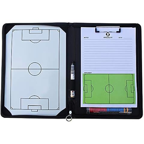Sportacular Gear Coach-Mappe Fußball inkl. Taktiktafel und Zubehör | Trainermappe | Taktikmappe für Fußballtrainer Cover