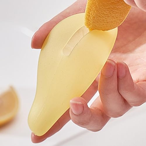 Exprimidor de limón, exprimidor de cítricos - Exprimidor de Naranja de Mano de Silicona - Exprimidor de rodajas de limón, exprimidor de frutas portátil, exprimidor de mano, exprimidor de granada para
