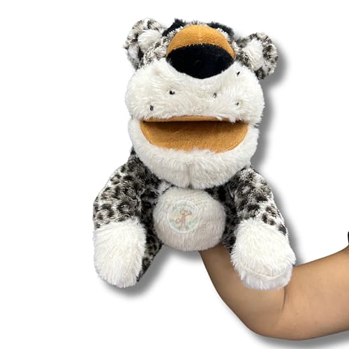 Image of Chi-Chimpu Talking Mouth Animal Hand Puppet - Interactive Plush Toy for Kids, Perfect for Storytelling, Imaginative Play, Educational Learning, and Creative Role-Playing - Black