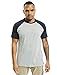 Produktbild Urban Classics Herren Raglan Contrast Tee T-Shirt, grey/navy, 4XL