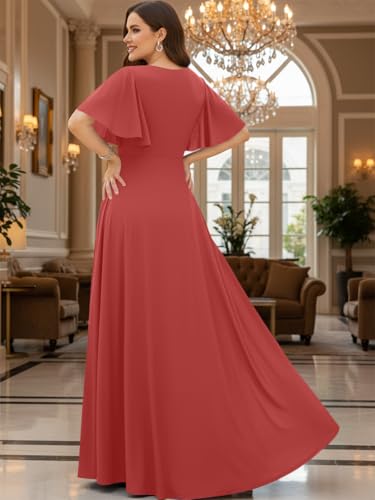 Image of KOH KOH Womens Long Elegant Bridesmaid Evening Cocktail Modest Maxi Dress