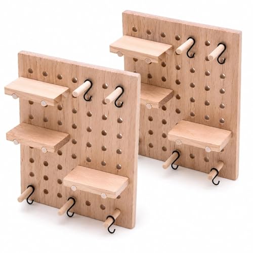 Panneaux muraux miniatures d'exception en bois massif authentique par LOGOFUN