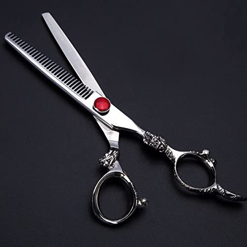 Nożyczki fryzjerskie 6 cali 440c Dragon Handle Cutting Barber do przerzedzania włosów (zestaw B) (zestaw