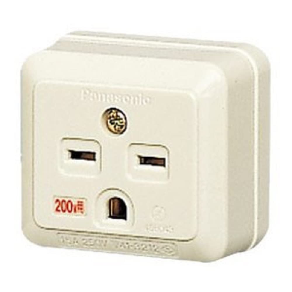 Amazon.co.jp: パナソニック電工 接地角型コンセント(250V) WK3012
