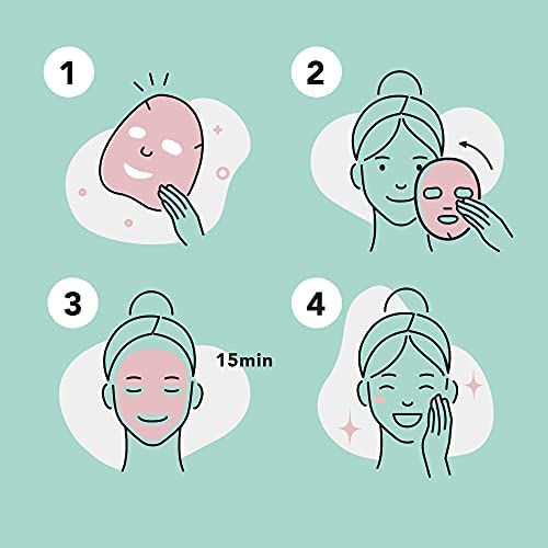 Celavi Cosmetics MK100 Celavi Essence Facial Face Mask Paper Sheet Korea Skin Care Moisturizing 12 Pack thumb #3