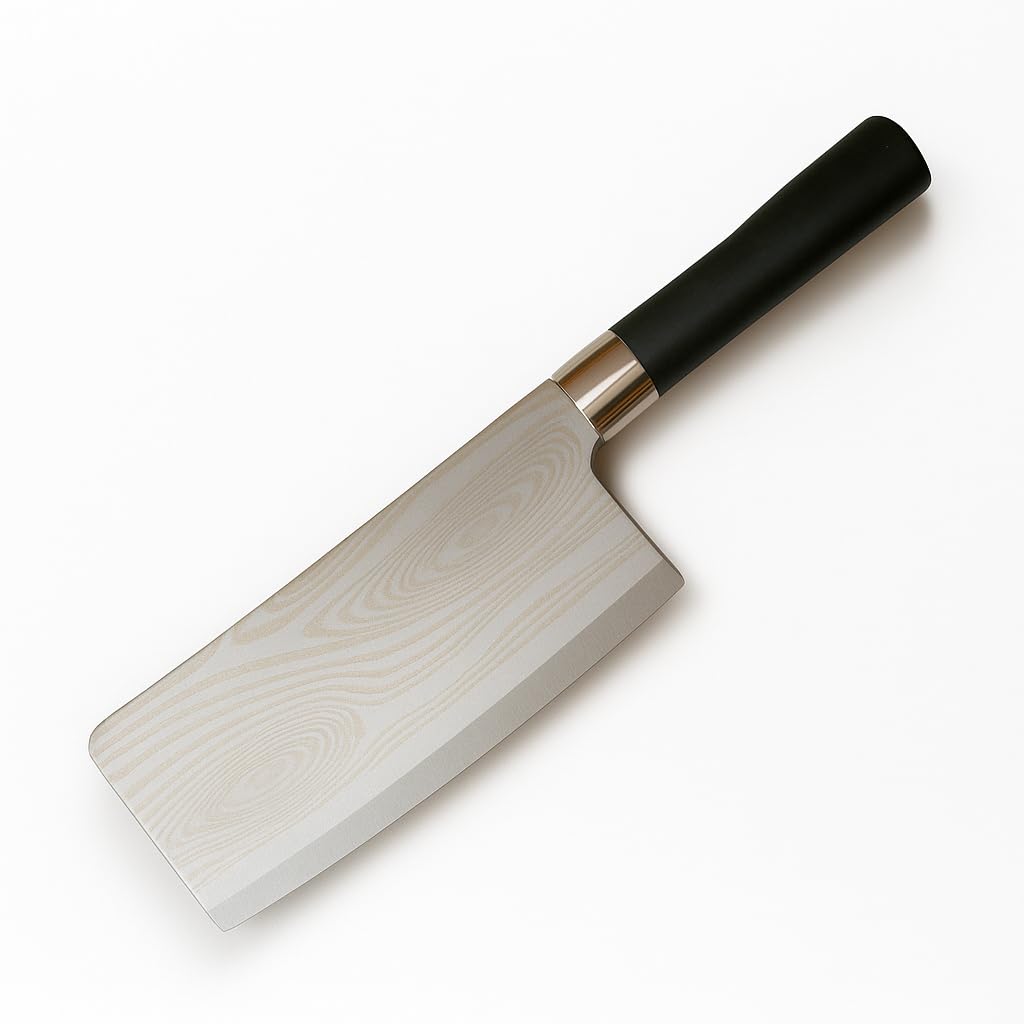 Machado Classic Japanese Meat/Vegetable Damascus Shun Cleaver Knife for Kitchen