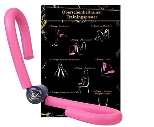 beYou® Premium Oberschenkeltrainer mit Trainingsposter [inkl. Diätprogramm und Trainings-Guide PDF] Multifunktionaler Beintrainer für Zuhause