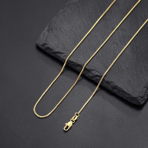 Goldegg 925 Sterling Silver 1mm Box Chain - image 6