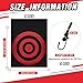Liliful 12 Pcs Hockey Shooting Target Bungee Lacrosse Goal Targets Easy to Install Hockey Net Targets Training Aid for Teen Adult Shot Accuracy Improving(Red)