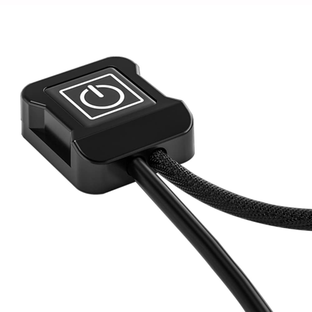 Gants de poignée chauffante pour moto 12V Alimentation USB trois vitesses avec interrupteur Poignée de chauffage de véhicule électrique (chauffage USB)