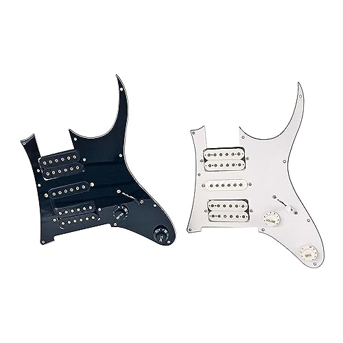 Pickguard guitare électrique pré-câblé HSH avec micros Alnico pour remplacement - 5