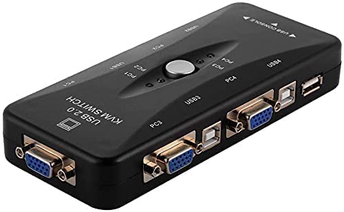 See full amazon price history chart for CARECASE 4 Port USB 2.0 KVM Switch VGA Video Sharing Switch Box Adapter for PC Monitor Keyboard Mouse Control. (CC-KVM-SWT-4UK)) CARECASE 4 Port USB 2.0 KVM Switch VGA Video Sharing Switch Box Adapter for PC Monitor Keyboard Mouse Control. (CC-KVM-SWT-4UK)) (B0C5SYJP66) Amazon Price History, Amazon Price Tracker
