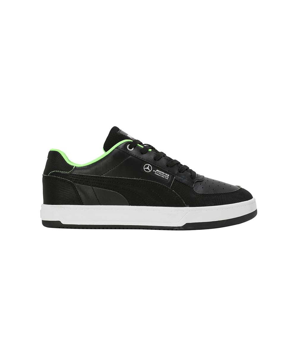 PUMA Zapatillas Mercedes-AMG Petronas F1® Caven 2.0 Unisex 43 Black Fizzy Green ┃Zapatillas de Motorsport Unisex para Adultos
