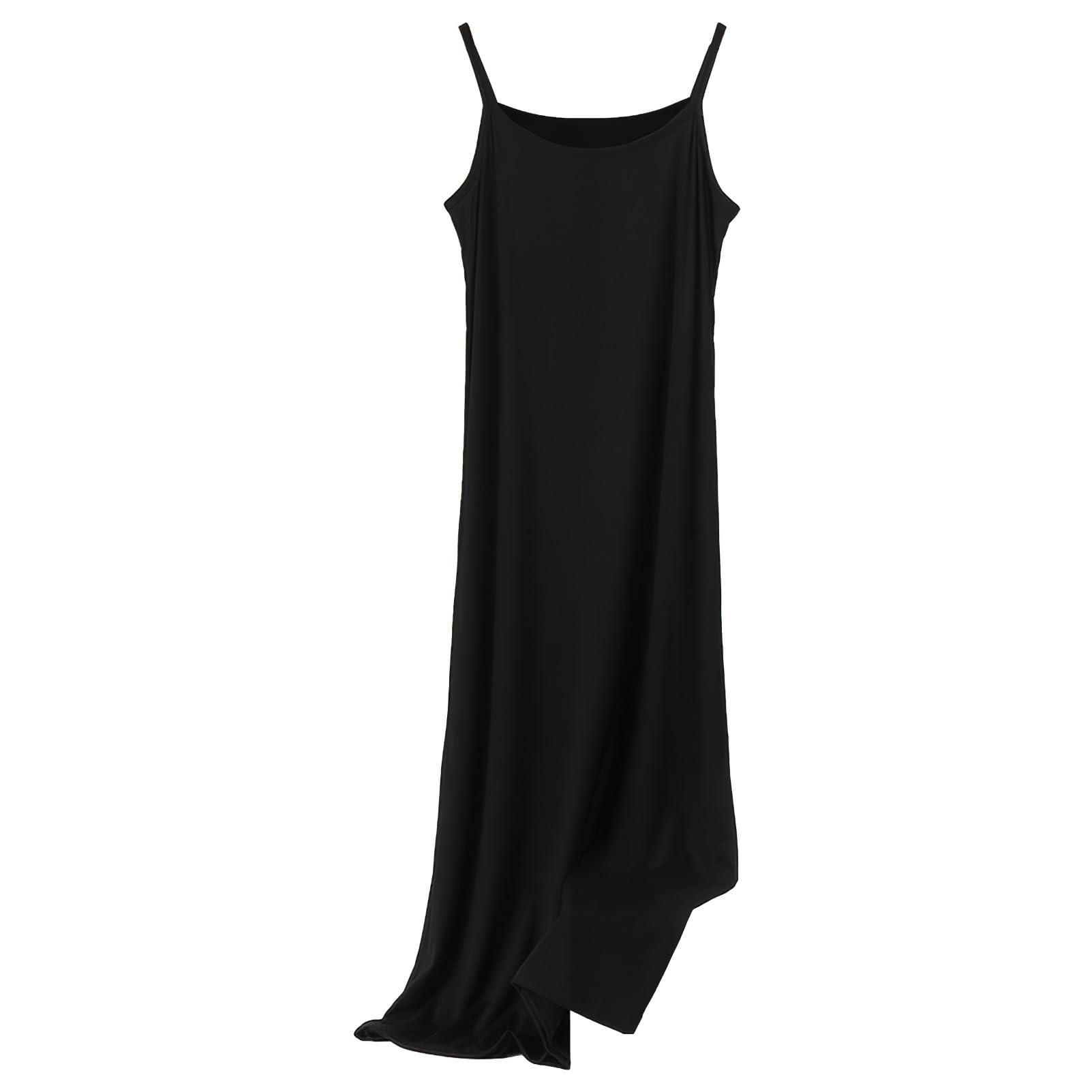 Mujer Tallas Grandes Combinación Vestido Interior Enaguas para Vestidos Largos Camisones sin Mangas (S-5XL)