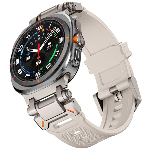 Bracelet Samsung Galaxy Watch Ultra 47 en silicone robuste pour le sport et outdoor