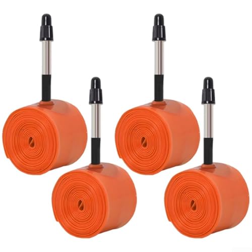 Ultraleichter Rennrad-Innenschlauch, 20–32 C Reifenbreite, Aluminiumlegierungsventil für 700C 71,1 cm Rennrad Ravel Zoll (4 x FV45 mm) Ultraleichter Rennrad-Innenschlauch, 20–32 C Reifenbreite, Aluminiumlegierungsventil für 700C 71,1 cm Rennrad Ravel Zoll (4 x FV45 mm)