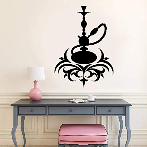 Shisha Vinyl Aufkleber Schlafzimmer Arabische Kultur Rauchen Shisha Wandaufkleber Cafe Lounge Bar Wanddekoration…