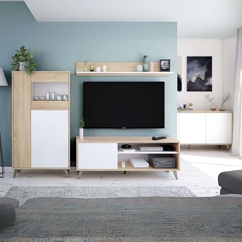 Miroytengo Pack Muebles De Salón Kikua Plus...