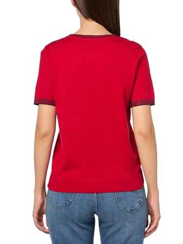 Nautica Women's Crew Neck Solid Short Sleeve Sweater2
