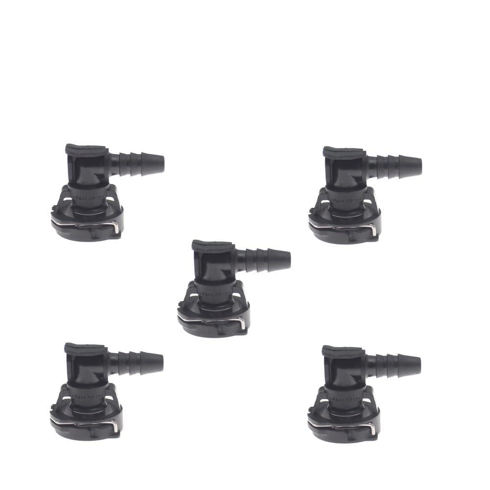 Fit for 1/2/5/10x ID 6MM Vent Hose Pipe Deputy Kettle Water Pipe Pipe Connector(5 PCS)