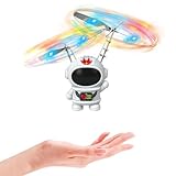 Mini Drones for Kids 8-12 Birthday Christmas Gifts, Mini Robot Flying Ball Hand Operated Drones with LED Light for Kids Boys Indoor Outdoor Games (Astronaut)